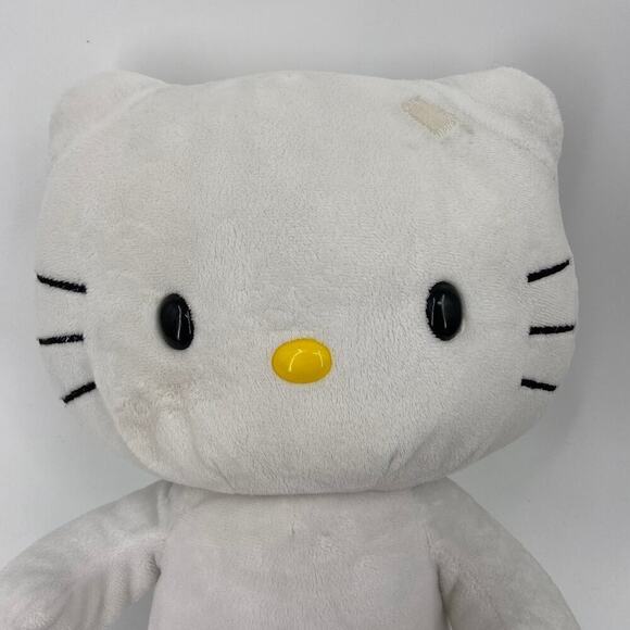 Build A Bear Hello Kitty Sanrio Plush Cat White Stuffed 19 Inch NO BOW - Picture 2 of 14